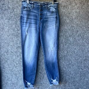 KanCan High-Rise Button-Fly Skinny Jeans – Size 11